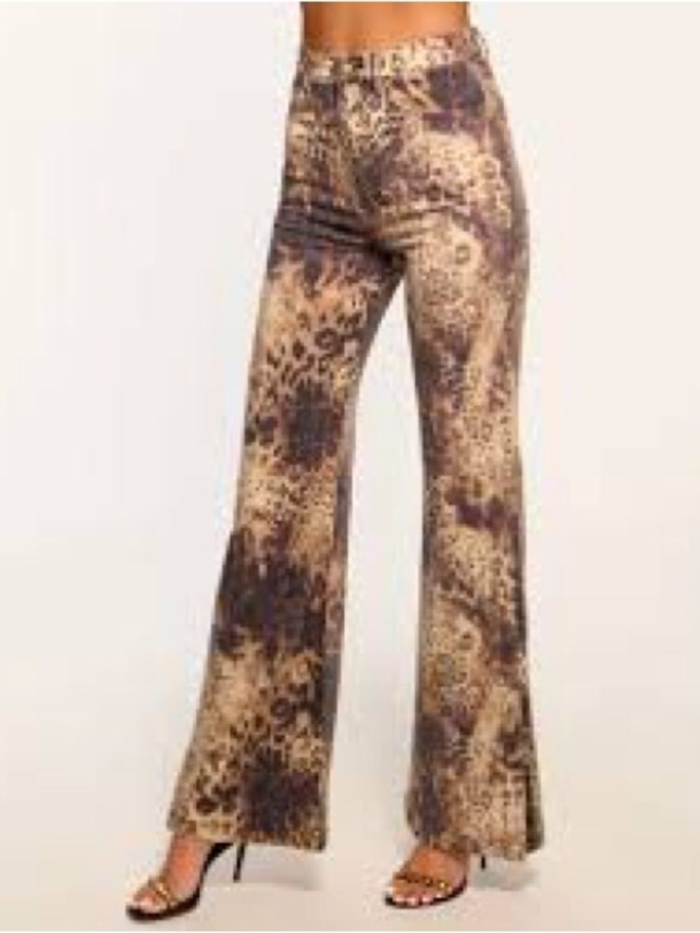 Ramy Brook Leopard Tyra
High Waisted Flare Jean,
